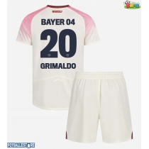 Bayer Leverkusen Alejandro Grimaldo #20 Bortedraktsett Barn 2025-26 Kortermet (+ Korte bukser)